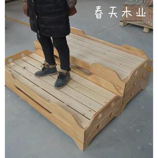 幼儿园床午睡床实木床早教托 托管班小学生午睡床午休小床专用叠
