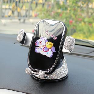 车载手机支架小马新款吸盘式汽车内中控仪表台通用导航固定支撑架