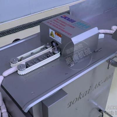 大型商用电动纯肉肠绕线机 香肠全自动扎线机