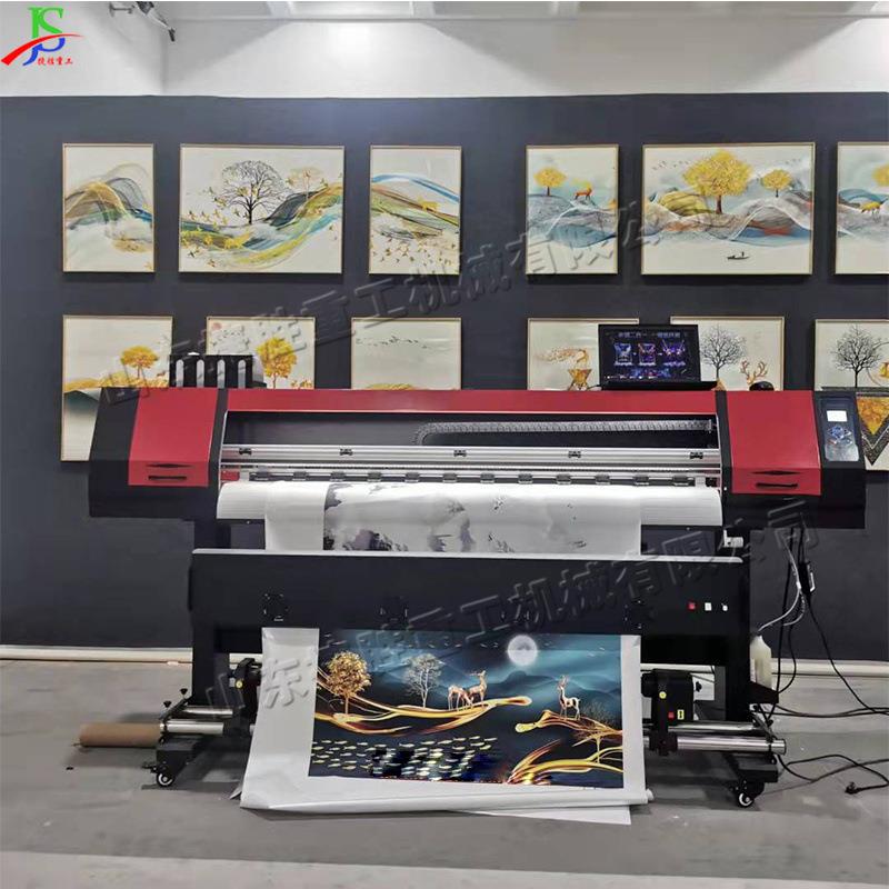 晶瓷画墙纸打印机全自动清洗功能喷绘机墙布壁画装饰写真机