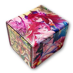 游戏王卡盒PU皮影之诗卡牌珠泪白银城桌游卡片收纳盒OPPTCG万智牌