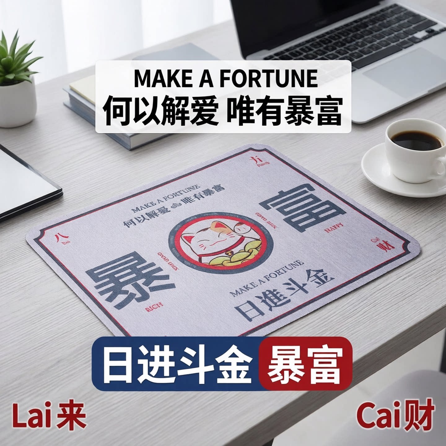 鼠标垫子快捷键大全办公女生小号可爱卡通动漫护腕游桌垫定制电竞