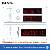 led手拍按压计时器 多功能篮球比赛攀岩马拉松秒表按钮电子钟大屏