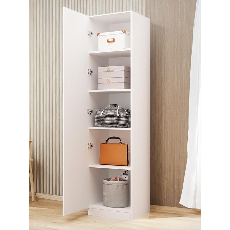 简易实木单门衣柜家庭卧室衣柜单储物柜角落立柜宿舍挂衣柜