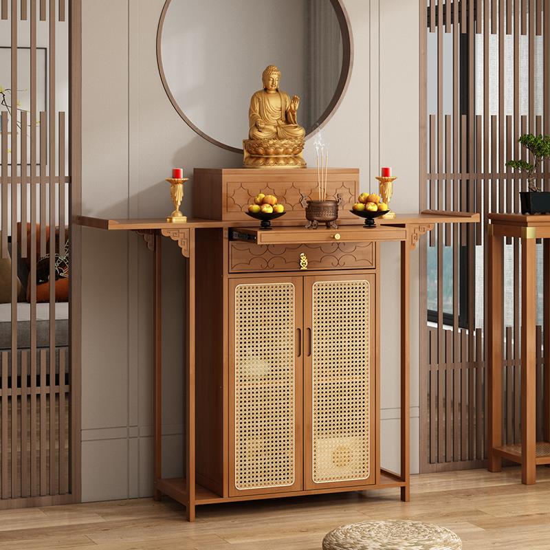 家用供桌香案中式神台佛台供奉桌财神爷佛龛菩萨关公佛像佛桌案台