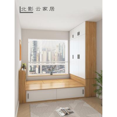 定制榻榻米床多功能储物床衣柜一体化小公寓二床柜自由组合榻榻米