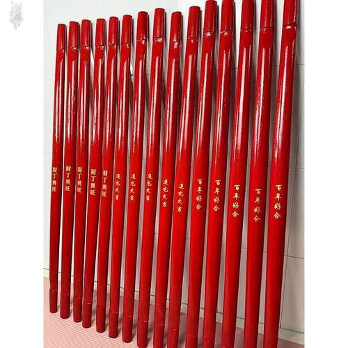 扁挑9担挑水用老木实东木水的扁担长钩具宽婚道挑担子西担水