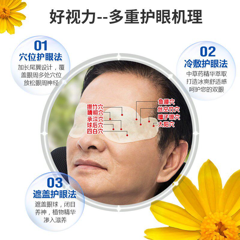 视力眼中老年型缓解眼疲劳老眼睛酸痛模糊看护眼膜