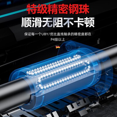 进口加长法兰直线轴承滚珠12滑动LMH6 8 10 16 20 25 30 35 40LUU