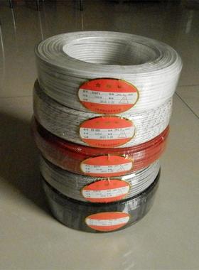 国标KXFF/KXHF4P四氟屏蔽护套热电偶用补偿导线 延长线2*0.5/1.0