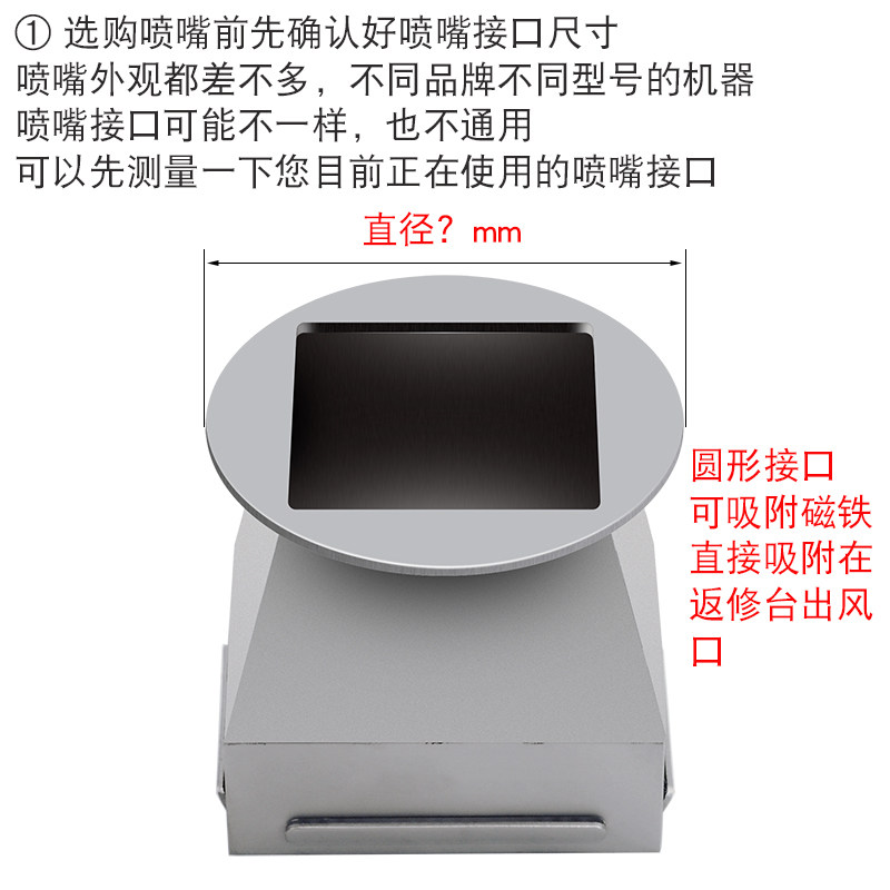 CPU喷嘴 卓茂 效时 雷科BGA返修台风咀 四五六七八九十代 钛合金