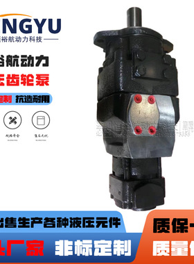 布赫BUCHER齿轮泵QX41-050/33-012R QX41-40/31-025R液压油泵总成