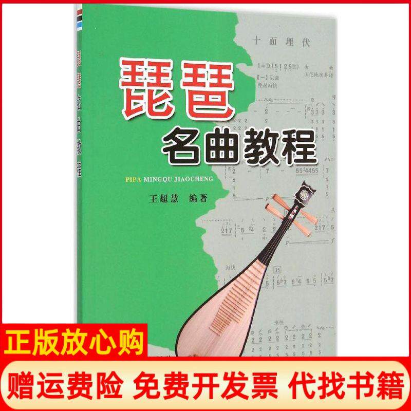 【正版书】琵琶名曲教程王超慧金盾出版社9787518601059