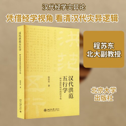 正版书汉代《洪范》五行学 一种异质知识的经学化程苏东 著北京大学出版社