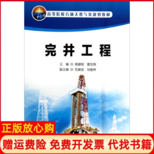 【正版书】完井工程高等院校石油天然气类规划教材郭建明夏宏南范振忠等编石油工业出版社9787502199197