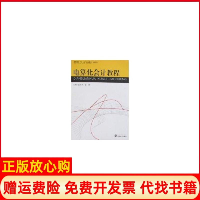 【正版书】电算化会计教程谌君 袁咏平武汉大学出版社9787307061002