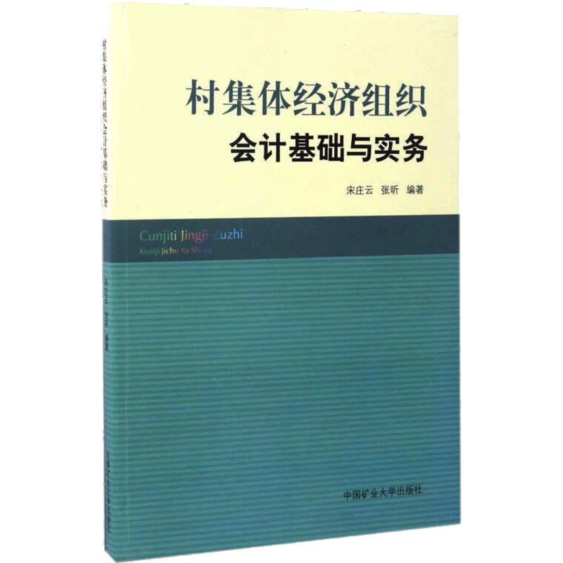 正版书村集体经济组织会计基础与实务宋庄云,张昕中国矿业大学出版社