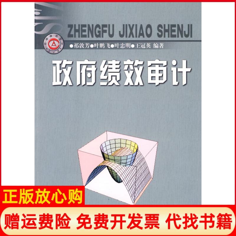 正版书】政府绩效审计祁敦芳 等编中国时代经济出版社9787802218024