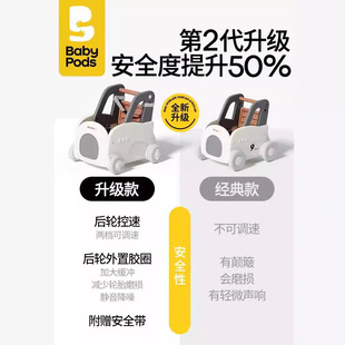 babypod儿童购物车玩具收纳架收纳箱置物柜宝宝过家家手推车益智
