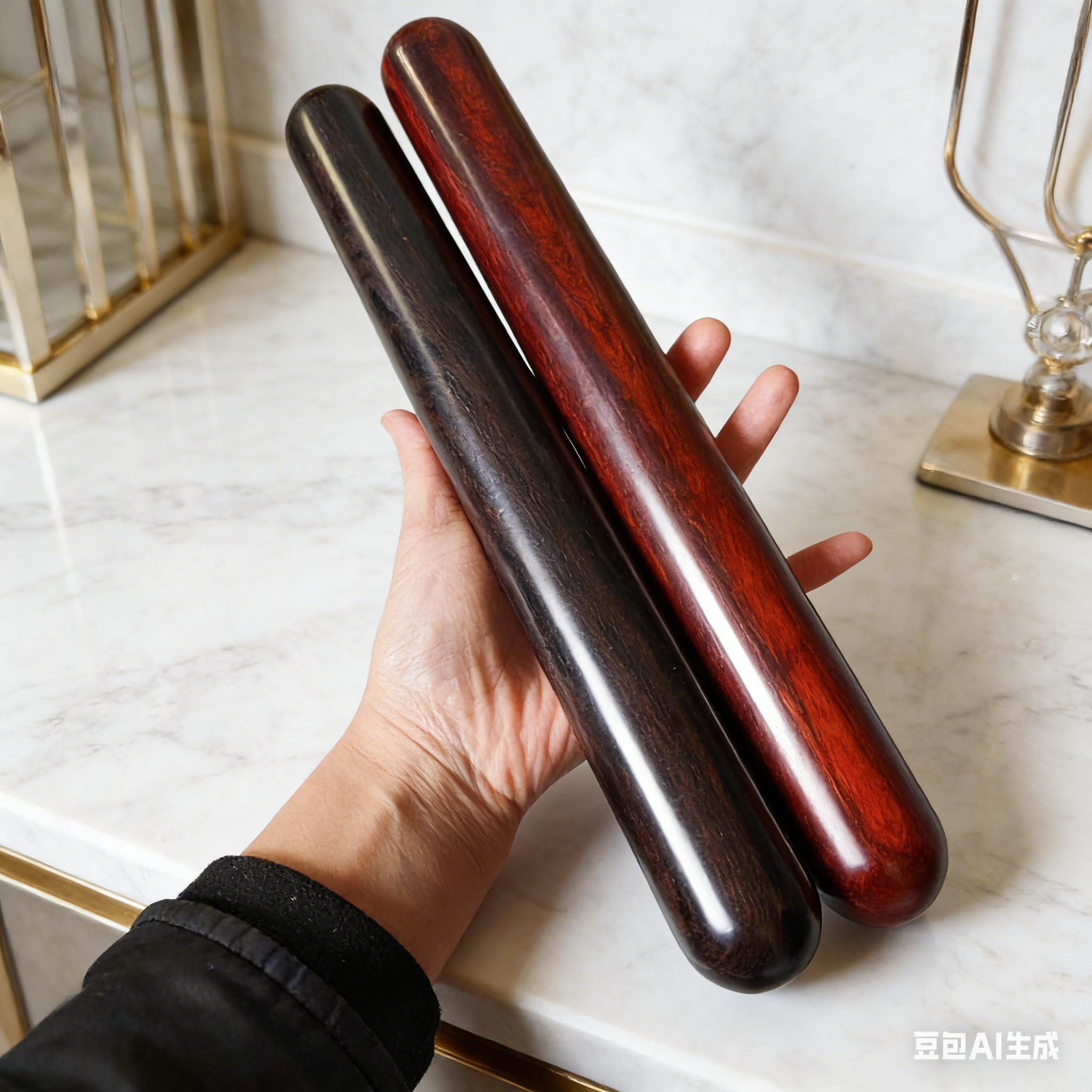 小叶紫檀太极尺紫光檀太极棒黑檀木养生棒圆头擀面杖把玩大号加长,饰品/流行首饰/时尚饰品新,紫檀,淘宝优惠券,粉丝福利购,淘宝优惠卷