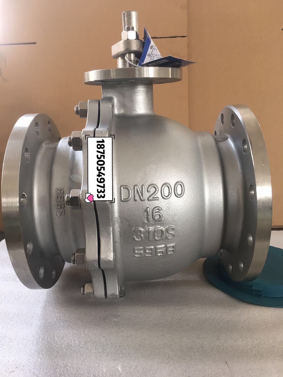 310S不锈钢法兰硬密封固定式球阀310S球阀法兰球阀Q47F16PDN5080