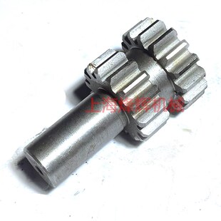 磨床配件 正品 北二机床手轮进给齿轮轴M1450 1350双联齿轮原装