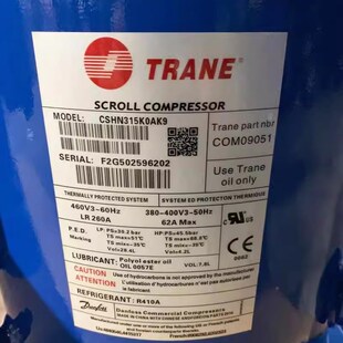 特灵 CSHN374K0BNMN原YOKU装 全新CKSH184K0AK9 CSH315K0AK9