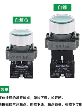 科耐达户外防水防尘防油带罩按钮开关LA167B2BAF31 BAF42 BAF51