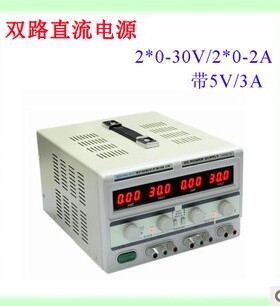 香港龙威TPR3002-2D两路直流稳压电源0-30V/0-2A可可调稳压电源