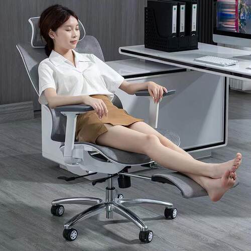 9W人椅体工学电脑椅HVA办公椅职员椅午休躺靠椅背护腰学习可椅子