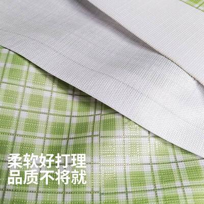 圆桌桌布防水防油防烫免洗家用圆形桌垫盖布ins风PVC圆桌布台布