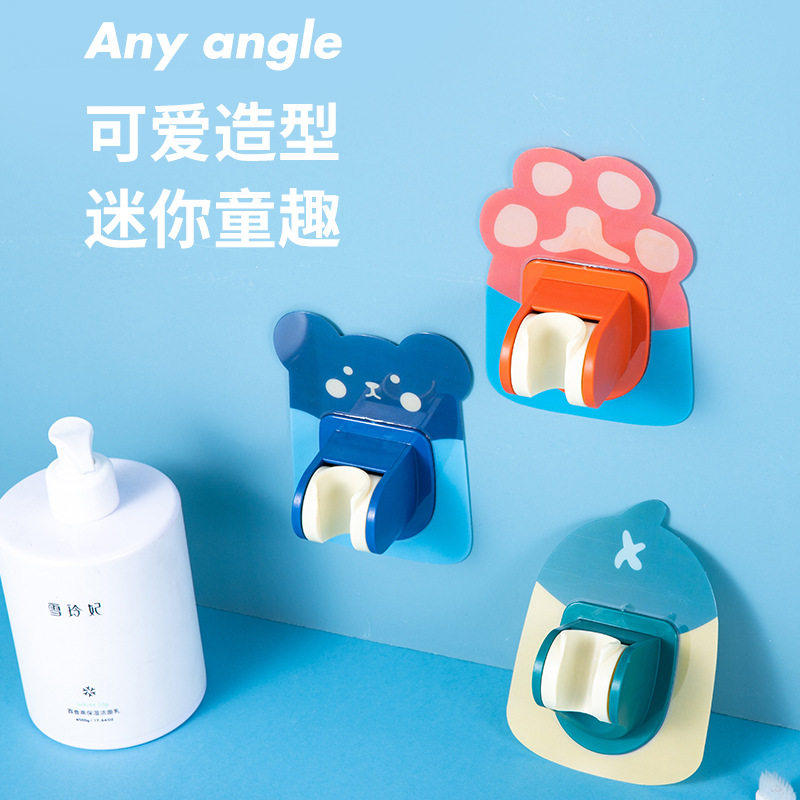 免打孔卡通花洒支架浴室喷头架子图片