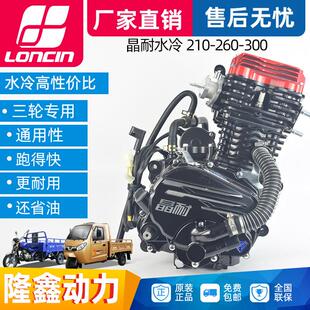 隆鑫晶耐风冷150 175水冷200 250 300摩托车机头三轮车发动机总成
