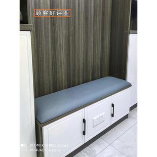 技术布鞋换凳软袋垫凳卡座垫鞋柜入口门入口定制软垫靠背