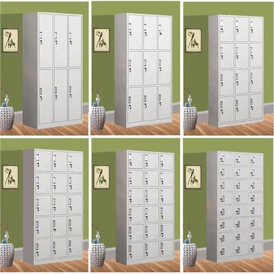 车间鞋柜工厂钢制分层储物收纳柜员工更衣柜卷柜办公档案资料柜子