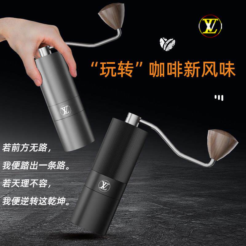 手摇磨豆机咖啡磨豆机C40手磨咖啡机咖啡豆研磨机不锈钢刀盘磨芯