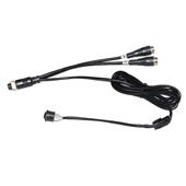 货车挂车一拖二航空头四路变五路带开关车载监控视频带屏蔽转换线