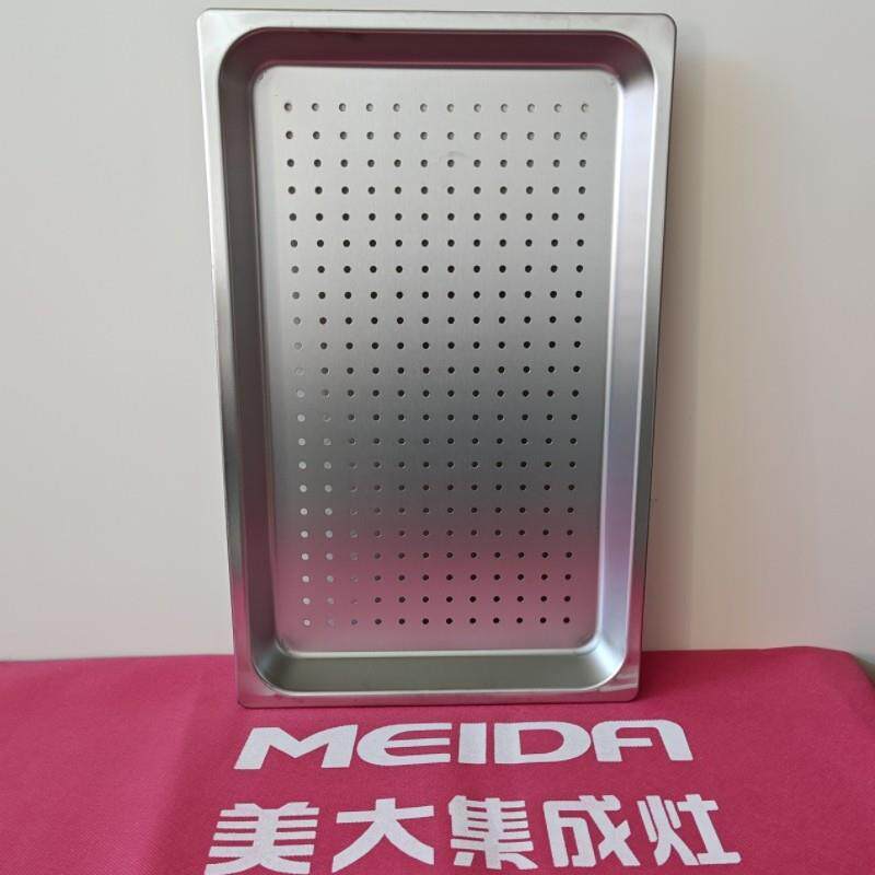 美大集成灶专用蒸盘尺寸39.5*25cm独立蒸盘304不锈钢食品级材质08