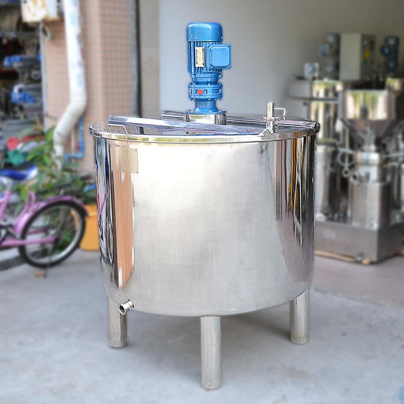不锈钢单层搅拌桶 化工日化混合搅拌罐 立式果汁液体混合搅拌机