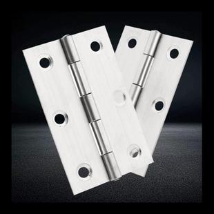 门合页迷你小木门铁活页五金2/3/4寸不锈钢微型百叶加厚平开大全