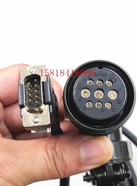 东元TSTEP/JSDEP伺服驱动器反馈线 线1KW-11KW电机编码器连接电缆