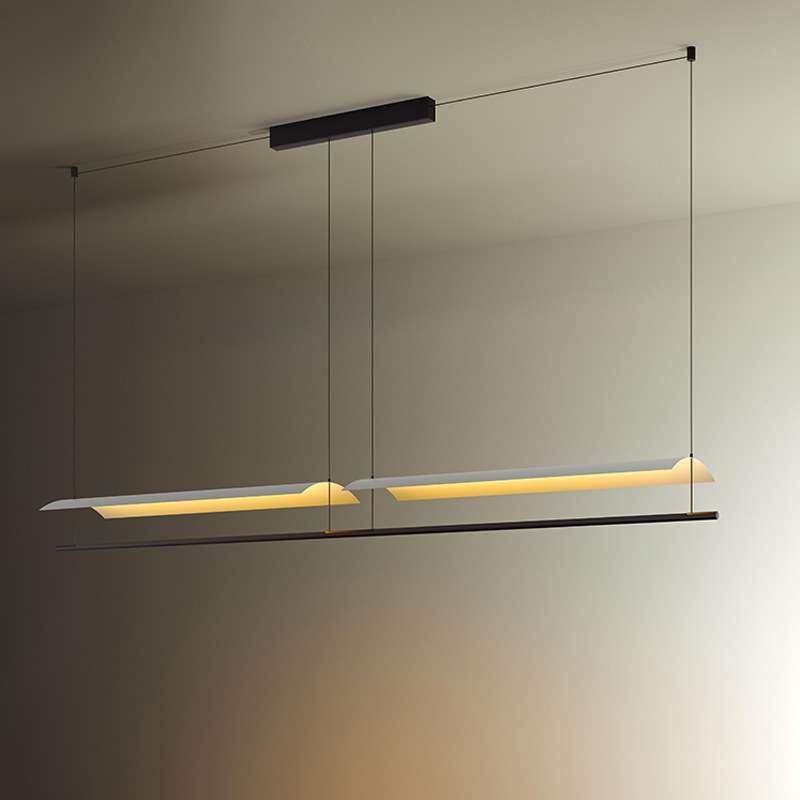 LED吊灯新中式餐厅茶室灯简约日式禅意吧台北欧灯饰极简设计