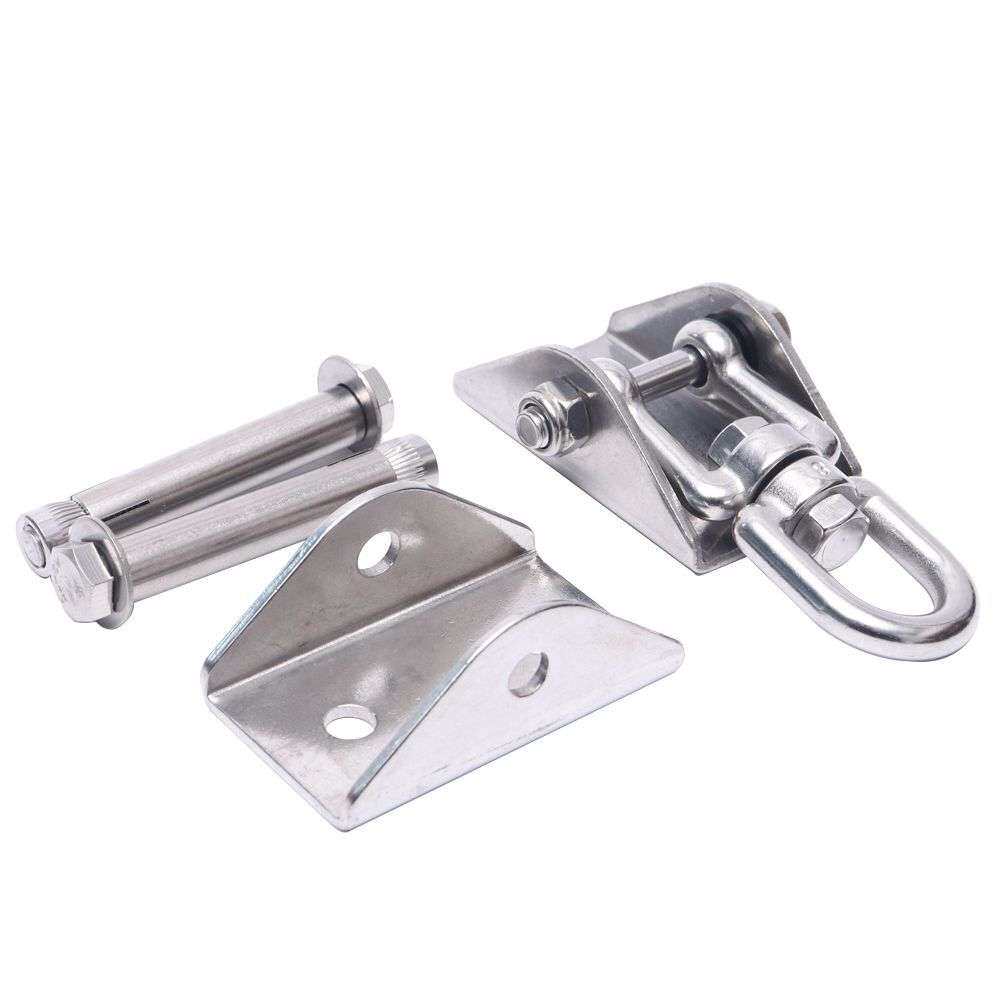 304不锈钢固定挂盘 吊床吊椅旋转挂钩 秋千固定吊钩 户外秋千配件