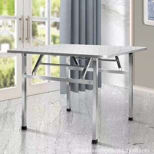 折叠不锈钢烤火桌餐桌便携式不锈钢钢桌不锈钢折叠圆方桌邵东厂家