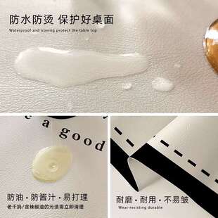 法式双面圆桌垫轻奢高级感小圆桌布防水防油防烫免洗餐桌茶几垫子