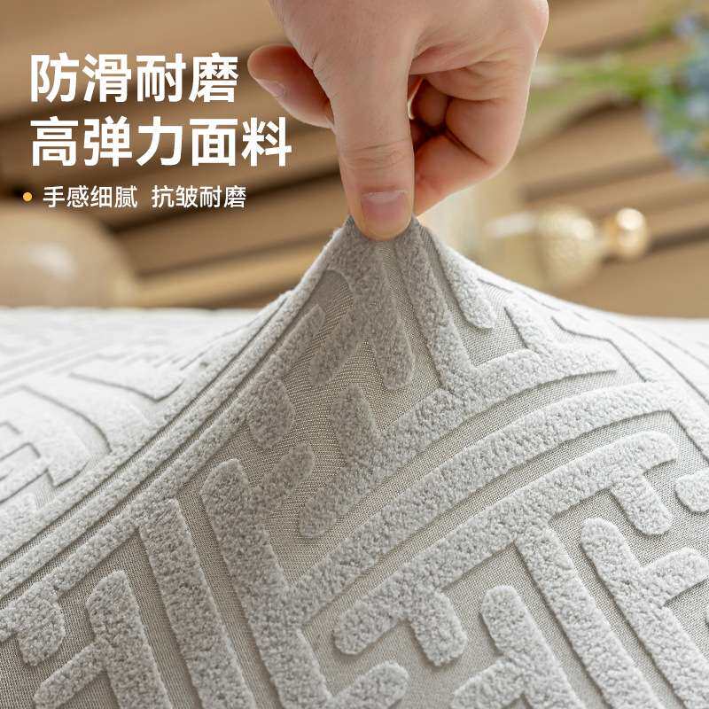 加厚弹力椅套海绵坐垫一体四季通用简约风餐桌椅座椅子套罩冬季垫