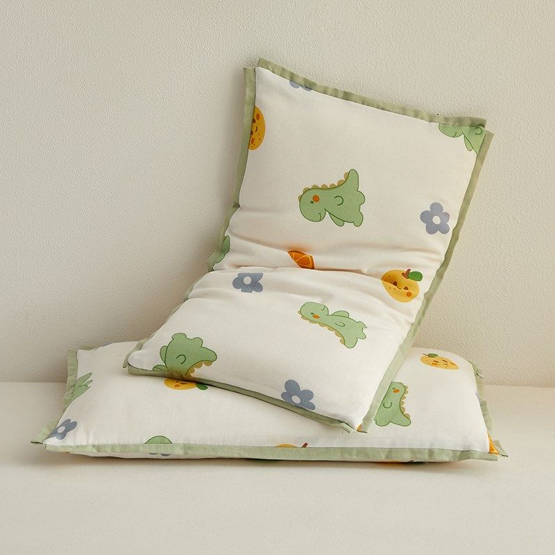 纯棉儿童棉花枕可拆洗小枕头幼儿园枕芯A类母婴宝宝枕头3-6岁枕套