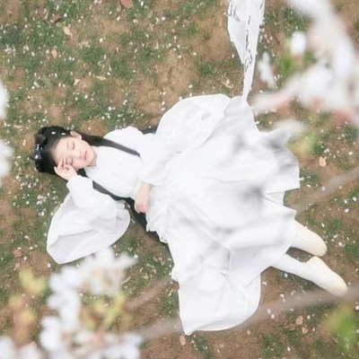 宝宝女童汉服夏季改良古风童装儿童古装演出服魏晋风仙侠白色套装