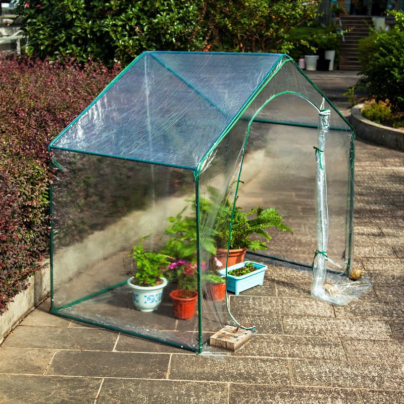 流浪猫狗保暖棚绿植盆栽花架宠物阳台防冻防雨大棚园艺用品草莓棚