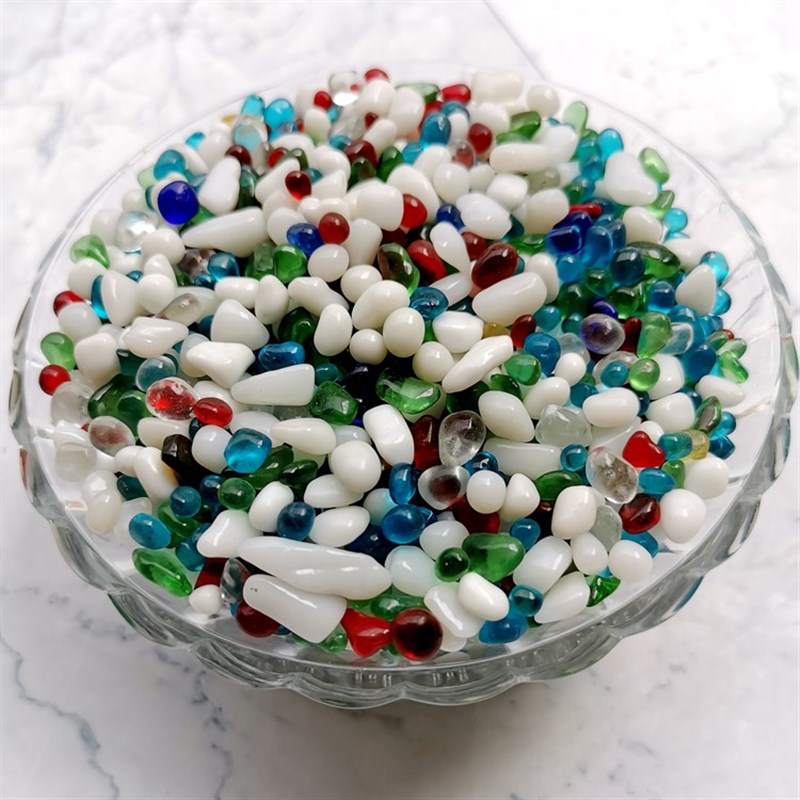 天然水晶砂鱼缸原生底砂造景装饰石头水族箱水草沙乌龟用铁胆沙子